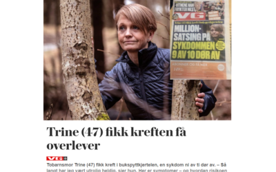 VG vier forsiden til bukspyttkjertelkreft